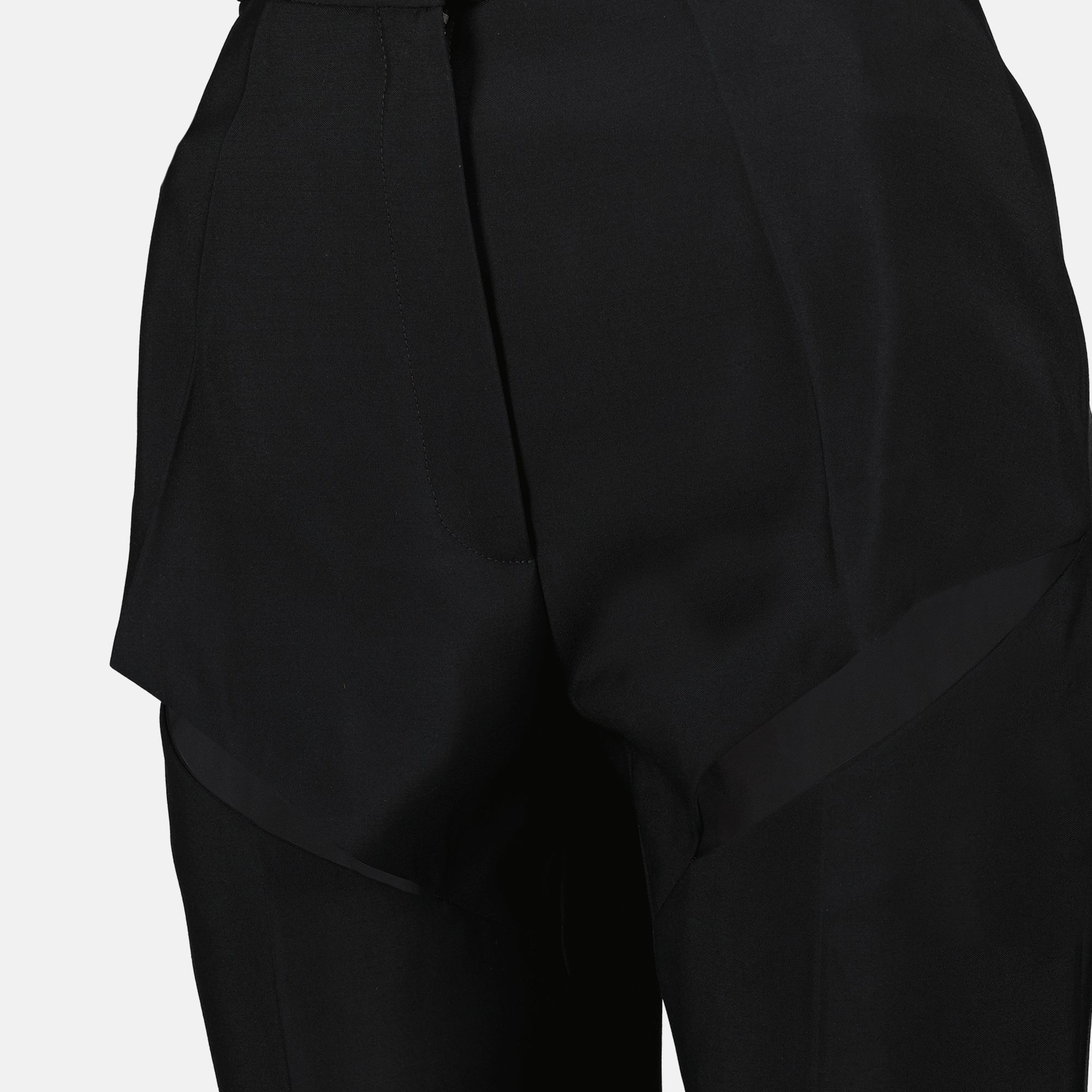 Pantalons Pantalon à découpes Alexander McQueen Noir Femme