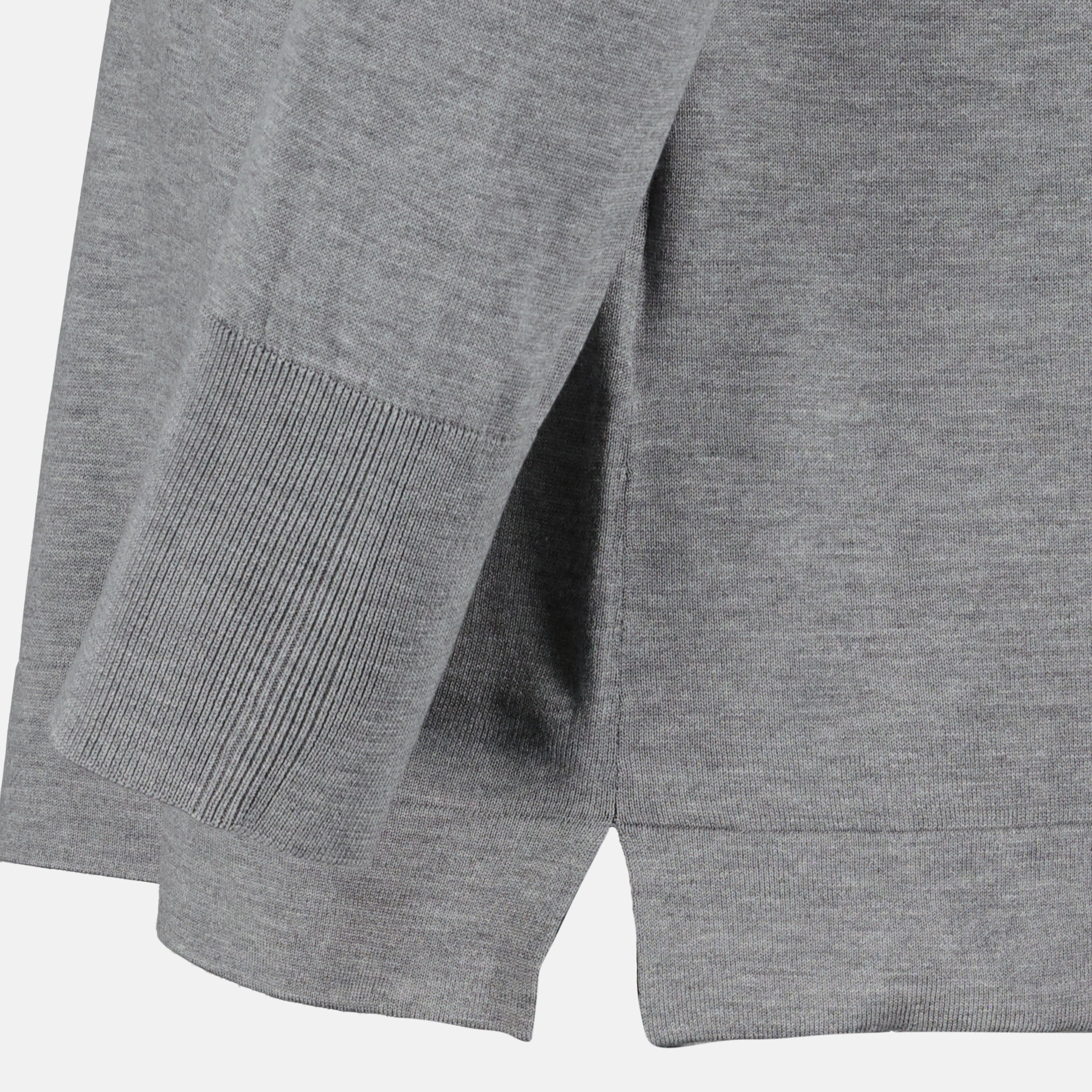 Polos Polo Simone gris en lyocell et laine Officine Générale Gris Homme