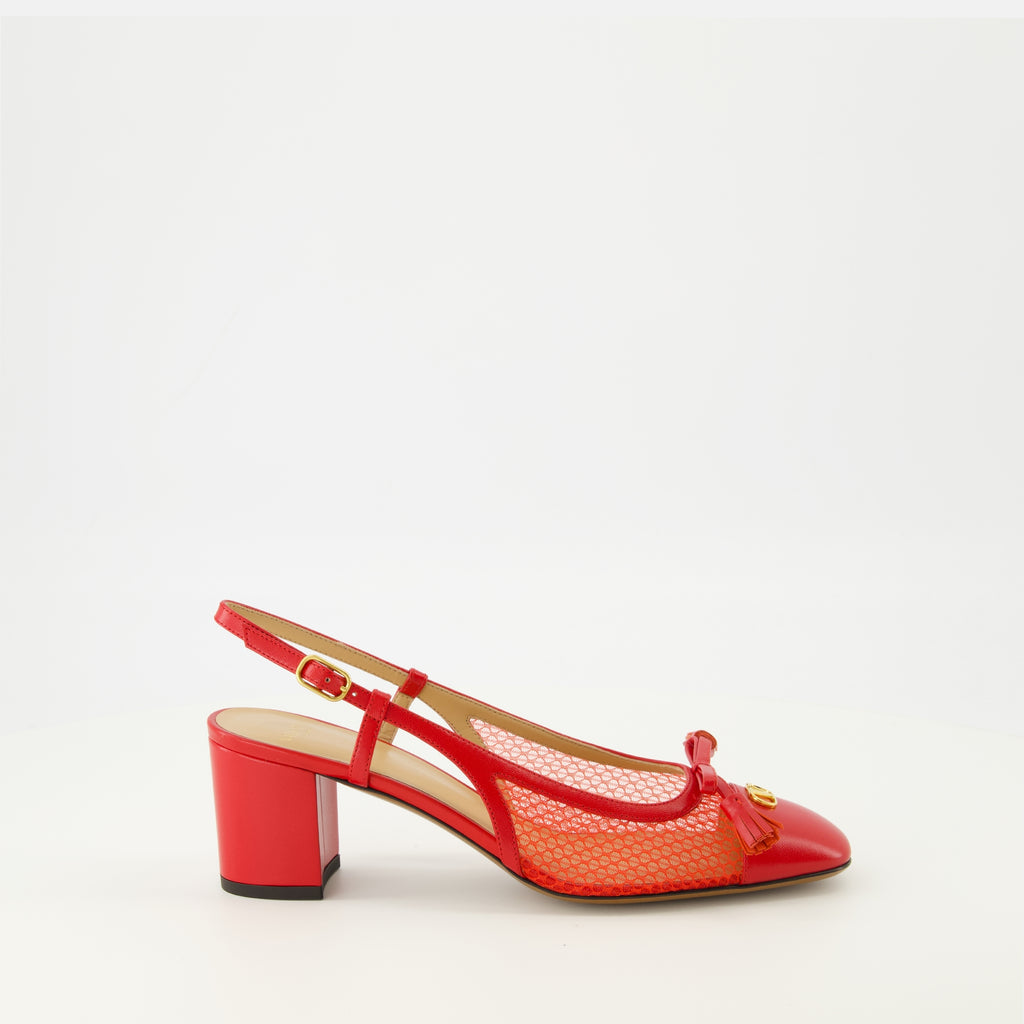 Imagen de los zapatos de tacón rojo Valet du Roi de la marca Valentino Garavani para Mujer - Temporada Primavera-Verano 2026 - Vista lateral derecha