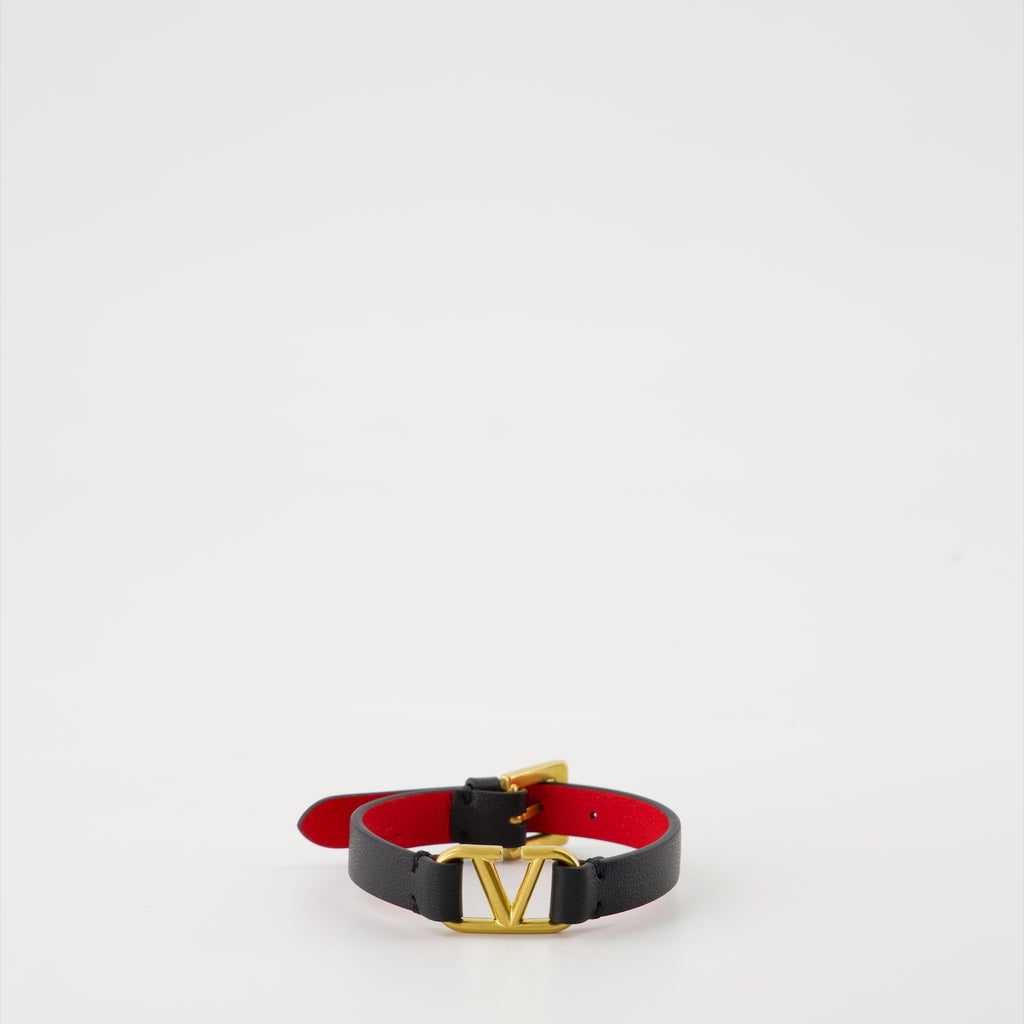 Joias Bracelet VLogo Signature Valentino Garavani Preto Femme