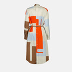 Dresses Multicolored Puzzle Print Dress Fendi Multicolor Femme
