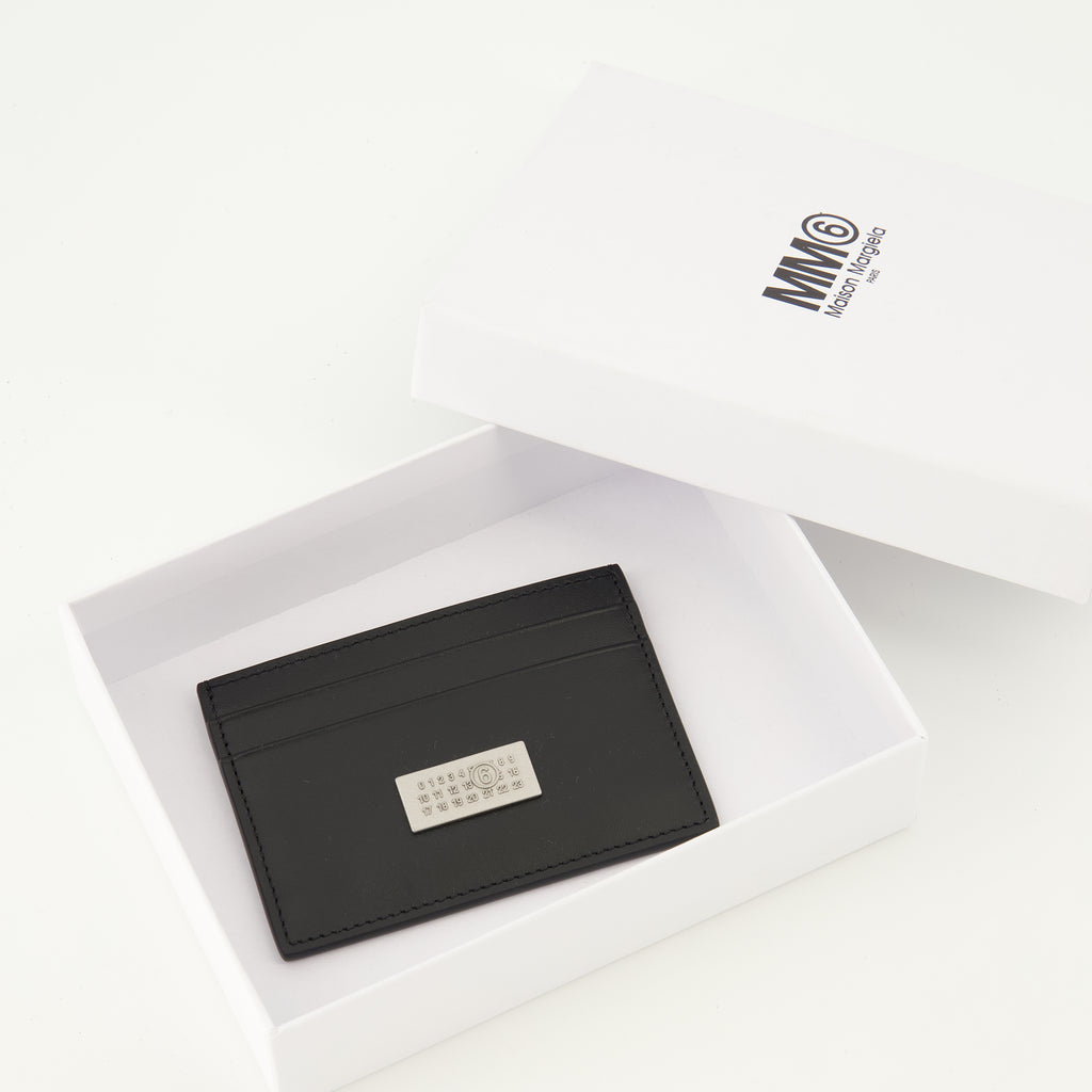 Immagine del porta carte Numeric nero del marchio Mm6 per Unisex - Collezione Primavera-Estate 2026 - Vista Dettagliata_3