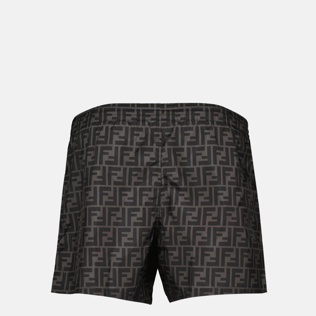 Imagem do artigo Fendi Homem Maiô FF cinza - Temporada Primavera-Verão 2026 - Vista Traseira