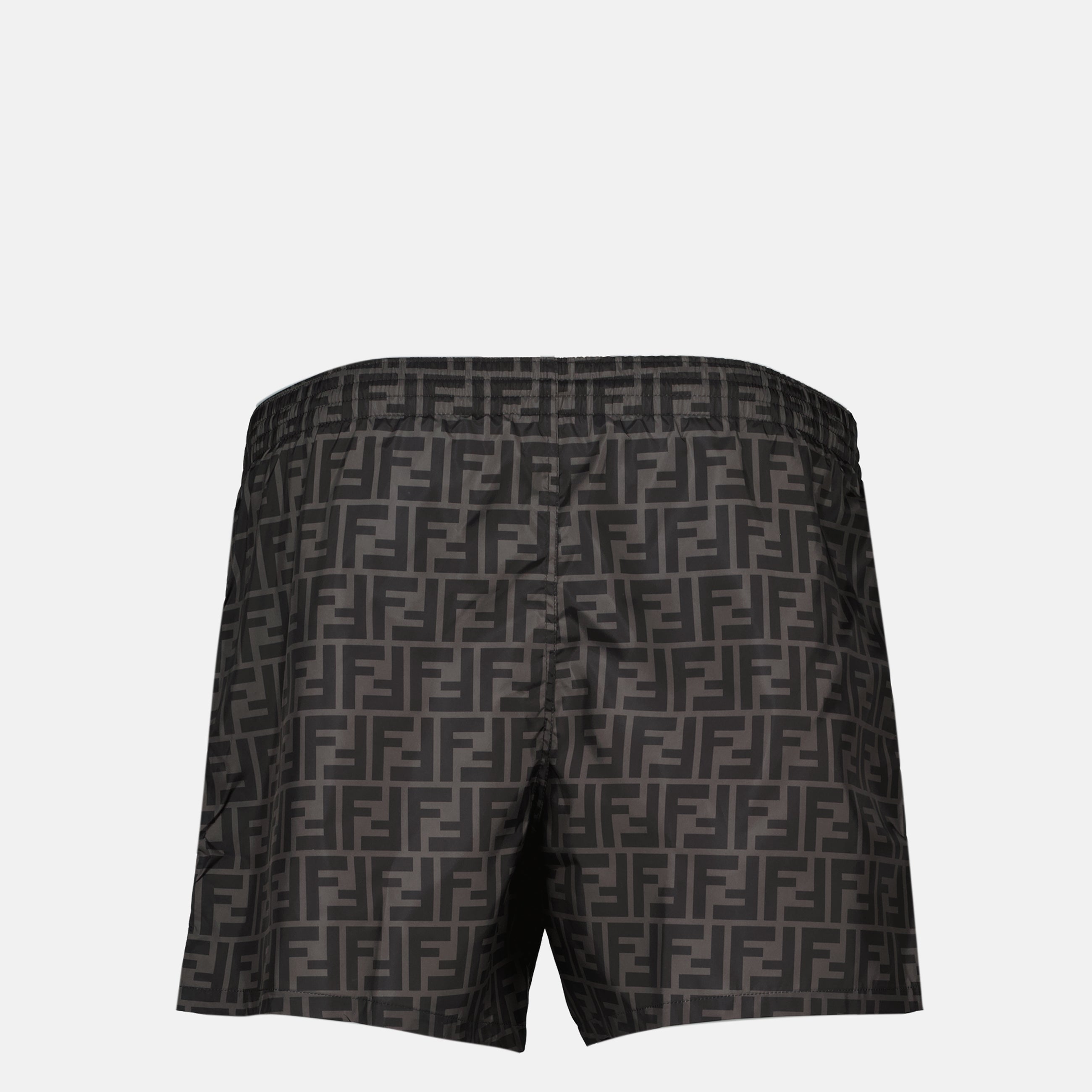 Image of the article Fendi Men's FF Gray Swimsuit - Spring-Summer 2026 - Back View