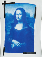 T-Shirts OMAA027C99JER006 0145 white blue Off-White Weiß Homme