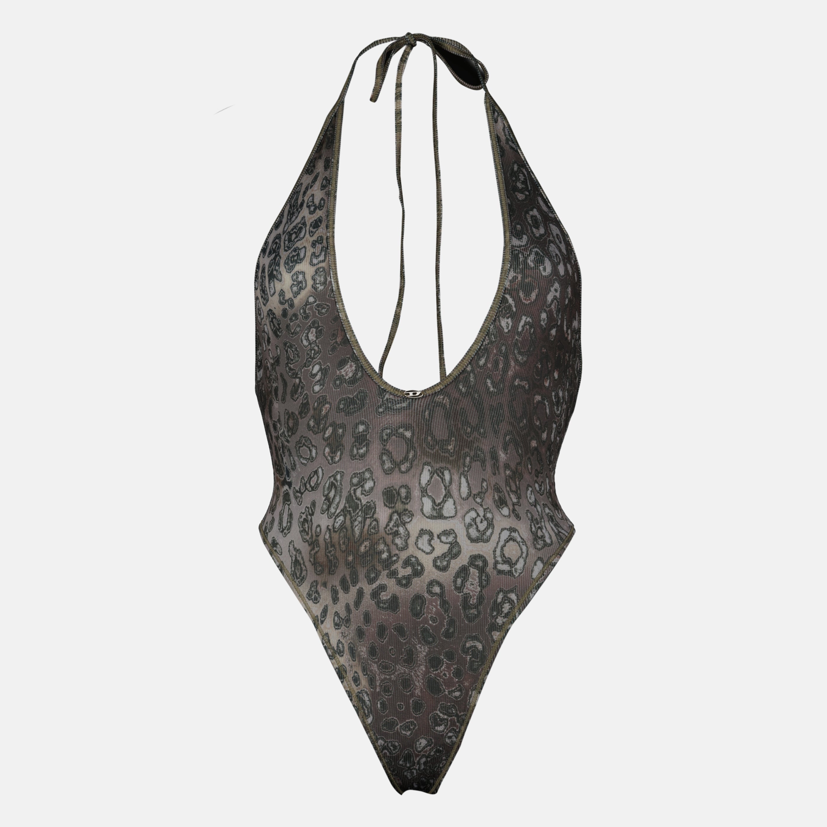 Image de l'article Maillot de bain Audrey imprimé léopard de la marque Diesel pour Femme - Saison Printemps-Été 2026 - Vue de Face