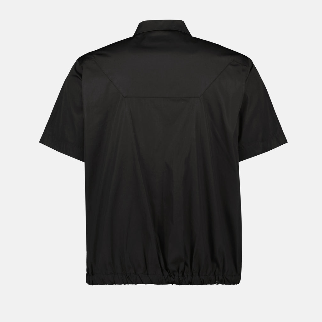 Shirts Cotton Shirt Sacai Black Homme