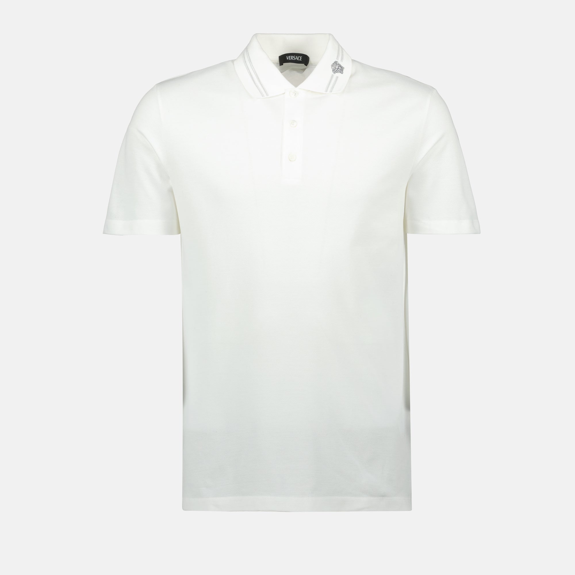 Polos Polo Medusa Versace Blanc Homme