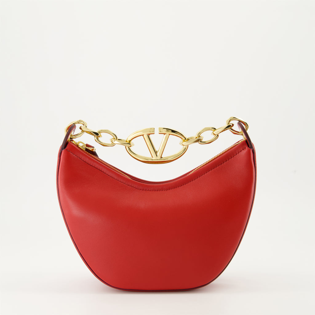 Umhängetaschen VLogo Moon Hobo Bag Valentino Garavani Rot Femme