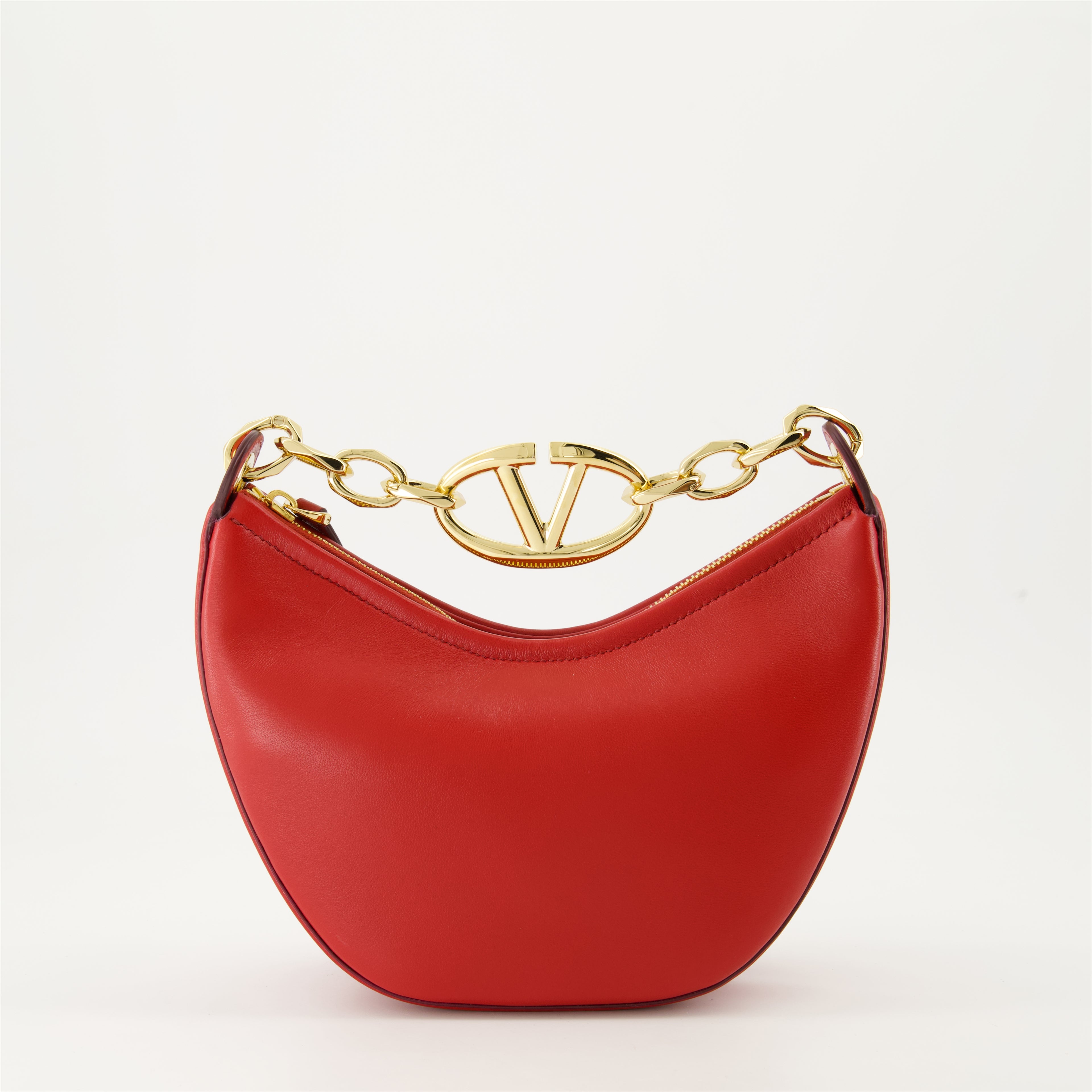 Sacs bandoulière Sac hobo VLogo Moon Valentino Garavani Rouge Femme