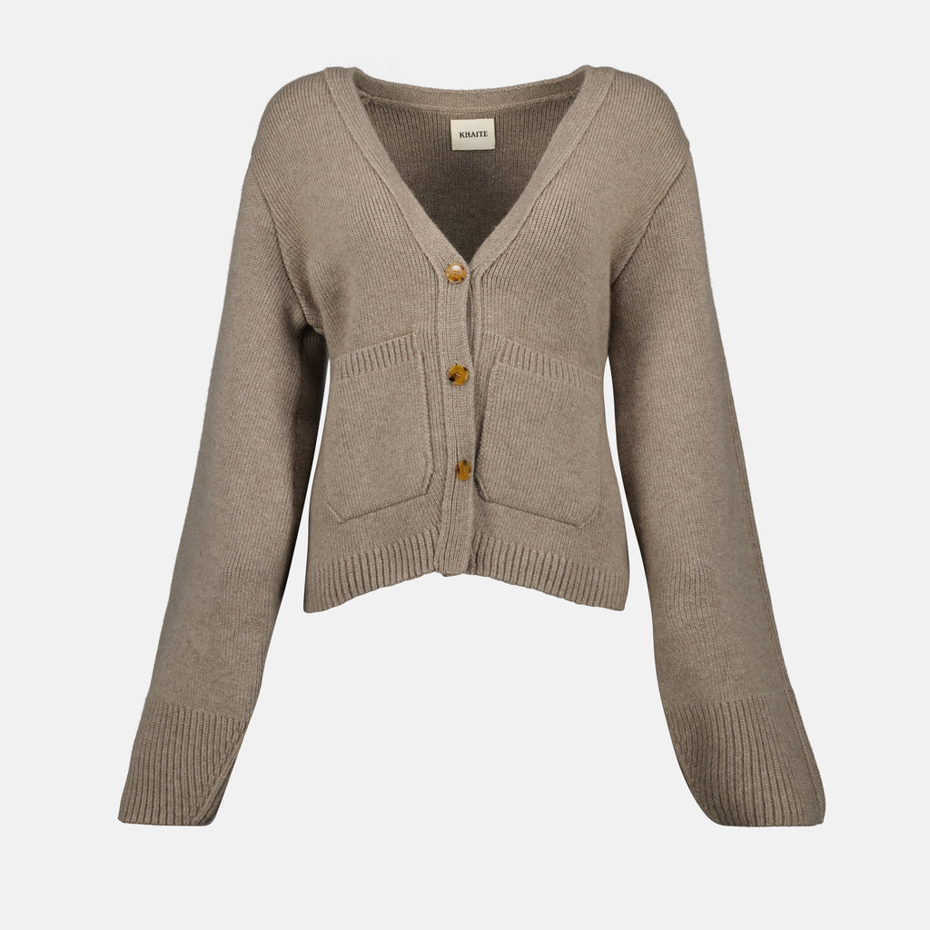 Strickwaren Scarlet Cardigan Khaite Braun Femme