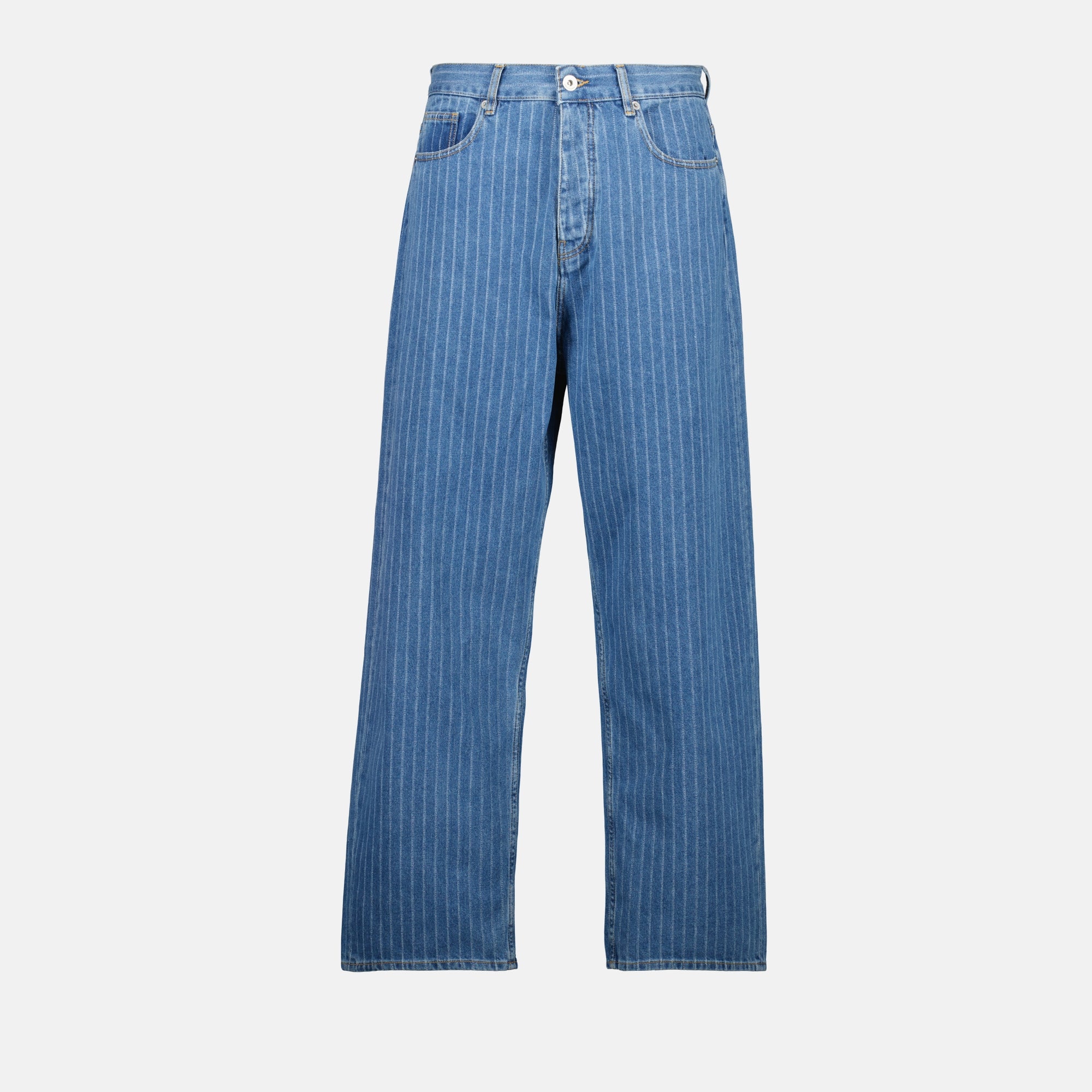 Hosen Jeans baggy à rayures Drole De Monsieur Blau Homme