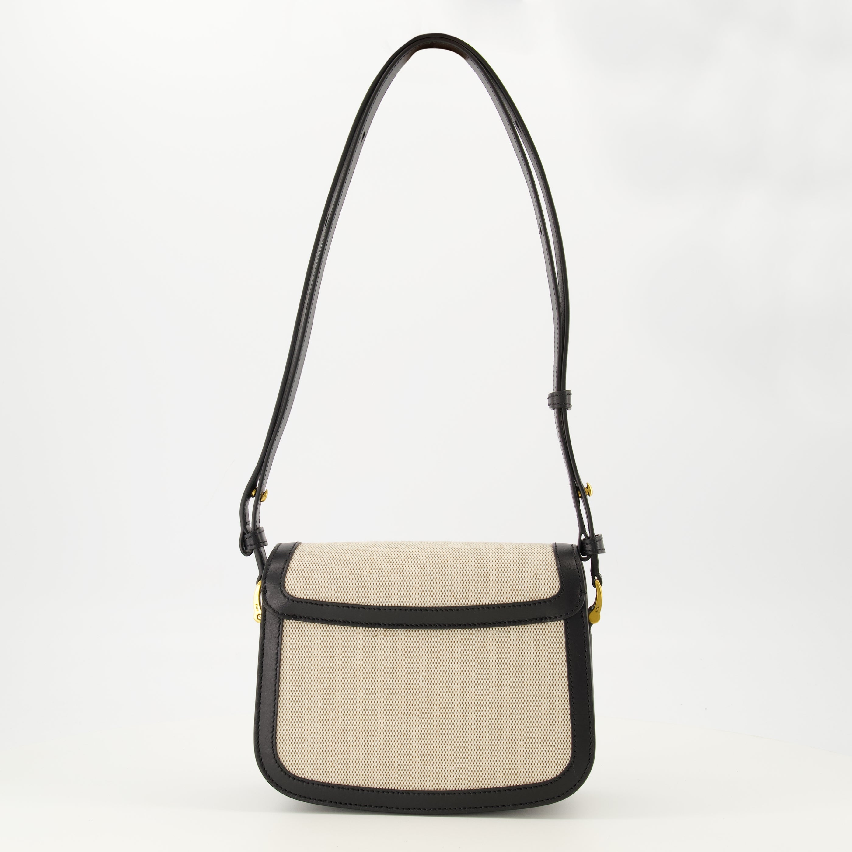 Image of the article Paris Paris black lambskin bag by the brand Ami PARIS for Unisex - Spring-Summer 2026 - Back View