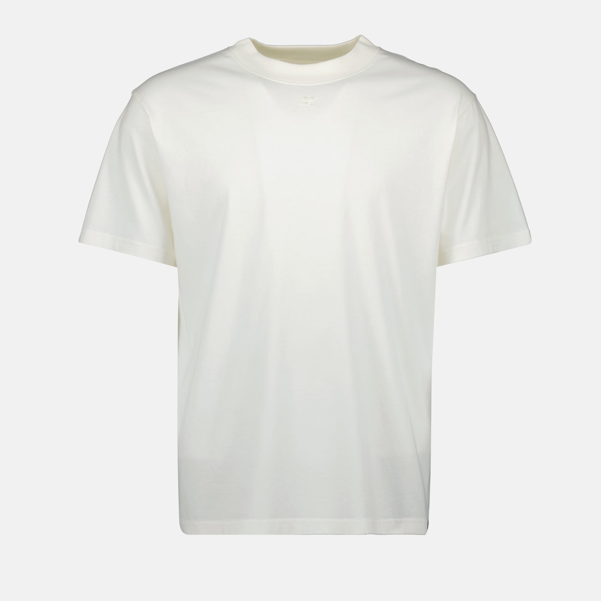 Image of the oversized T-Shirt by the brand Courrèges for Men - Autumn-Winter Season 2025 - Front View