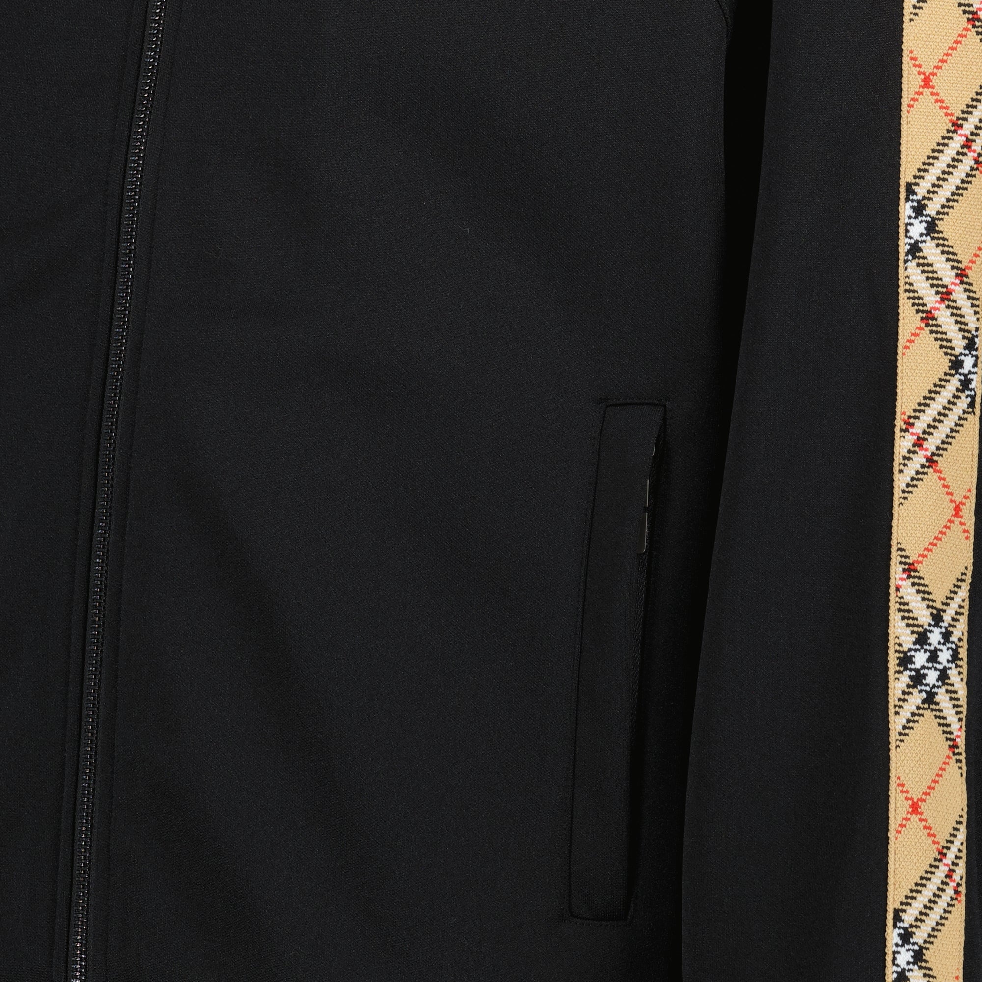 Hoodies Schwarze Trainingsjacke Burberry Schwarz Herren