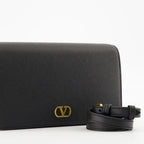 Taschen VLogo Pouch Valentino Garavani Schwarz Femme