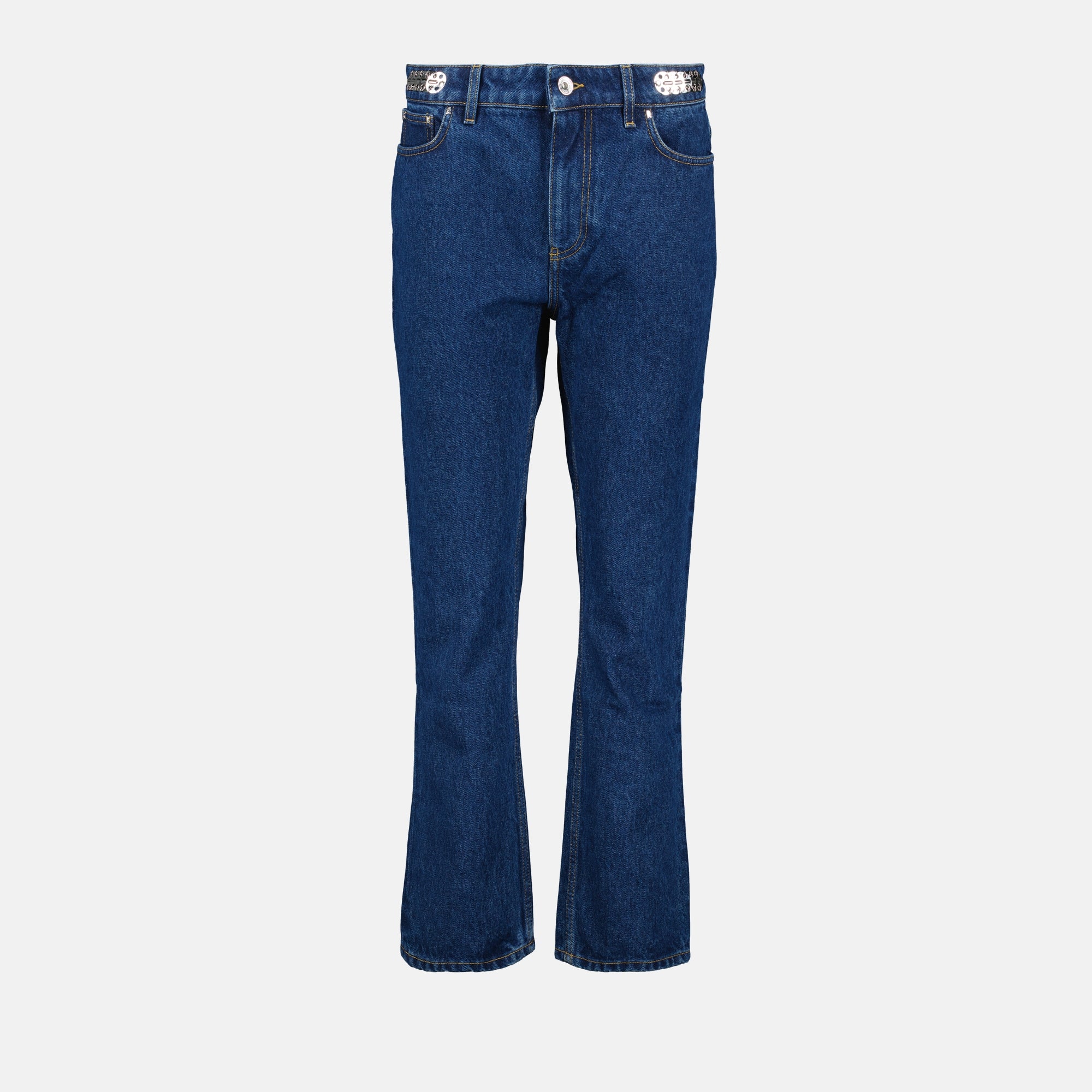 Pantaloni Signature Jean 1969 Rabanne Blu Femme
