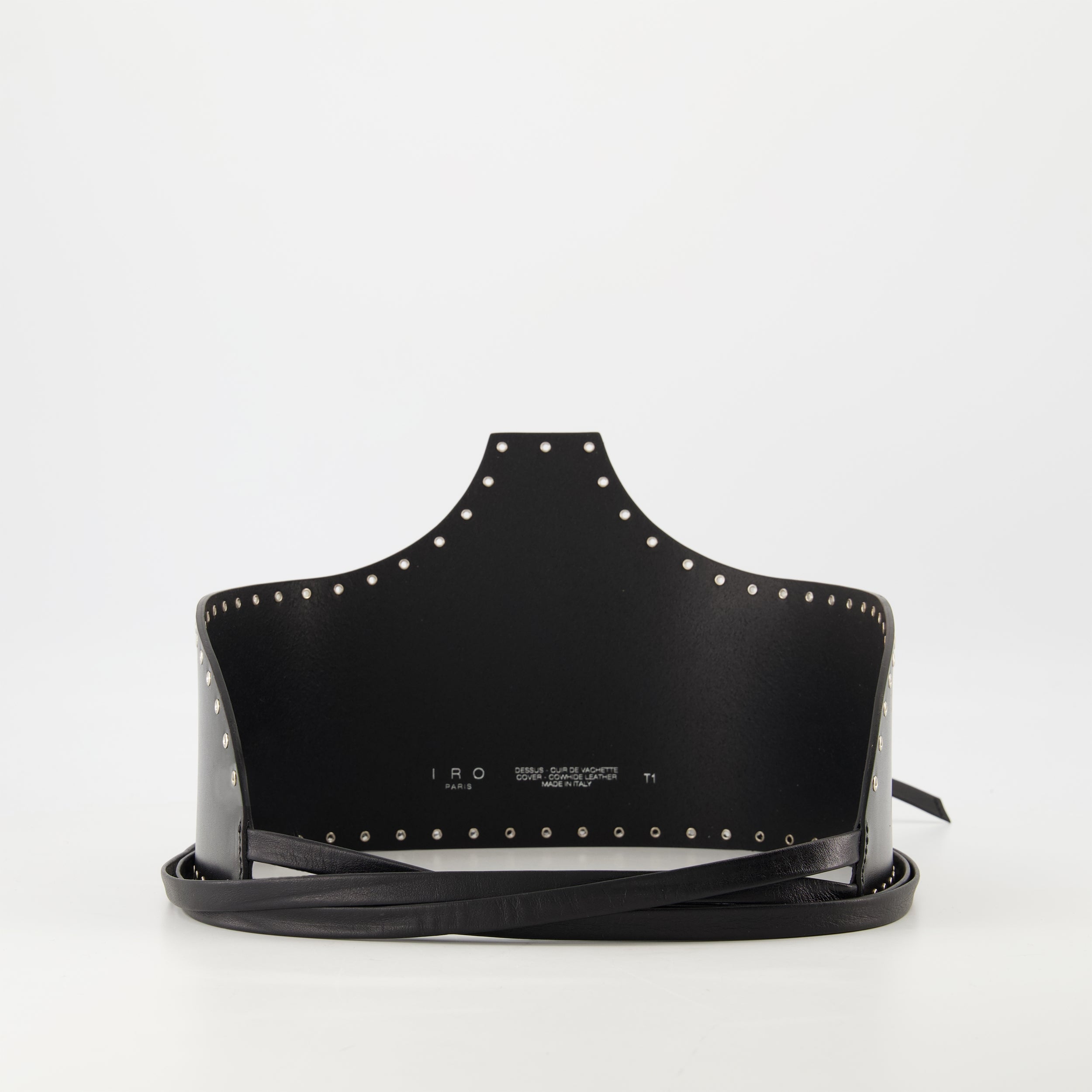 Ceintures Ceinture en cuir Lanny Iro Noir Femme