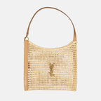 Sacs cabas Sac Oxalis en raphia Saint Laurent Beige Femme