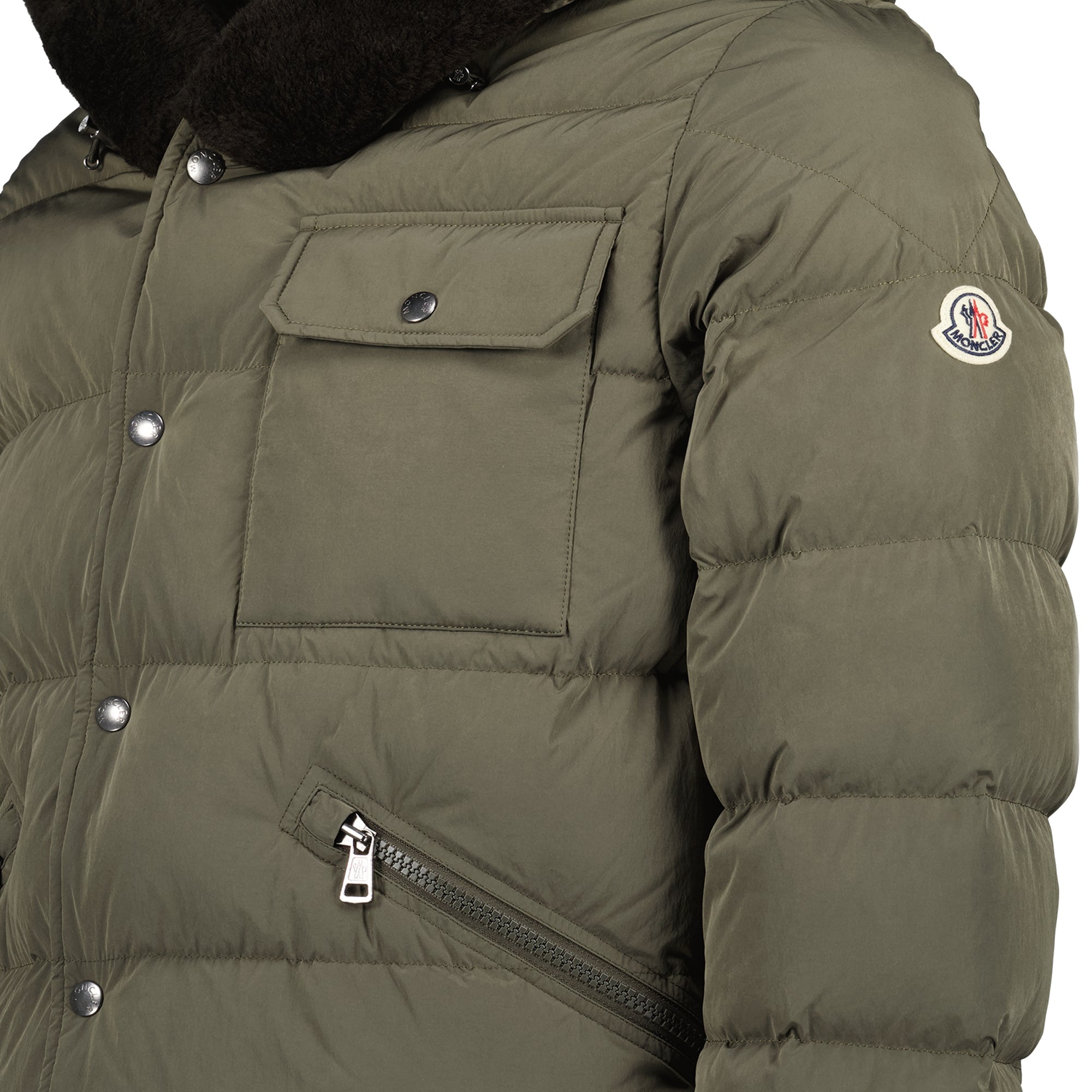 Coats Marcelettes Down Jacket Moncler Khaki Homme