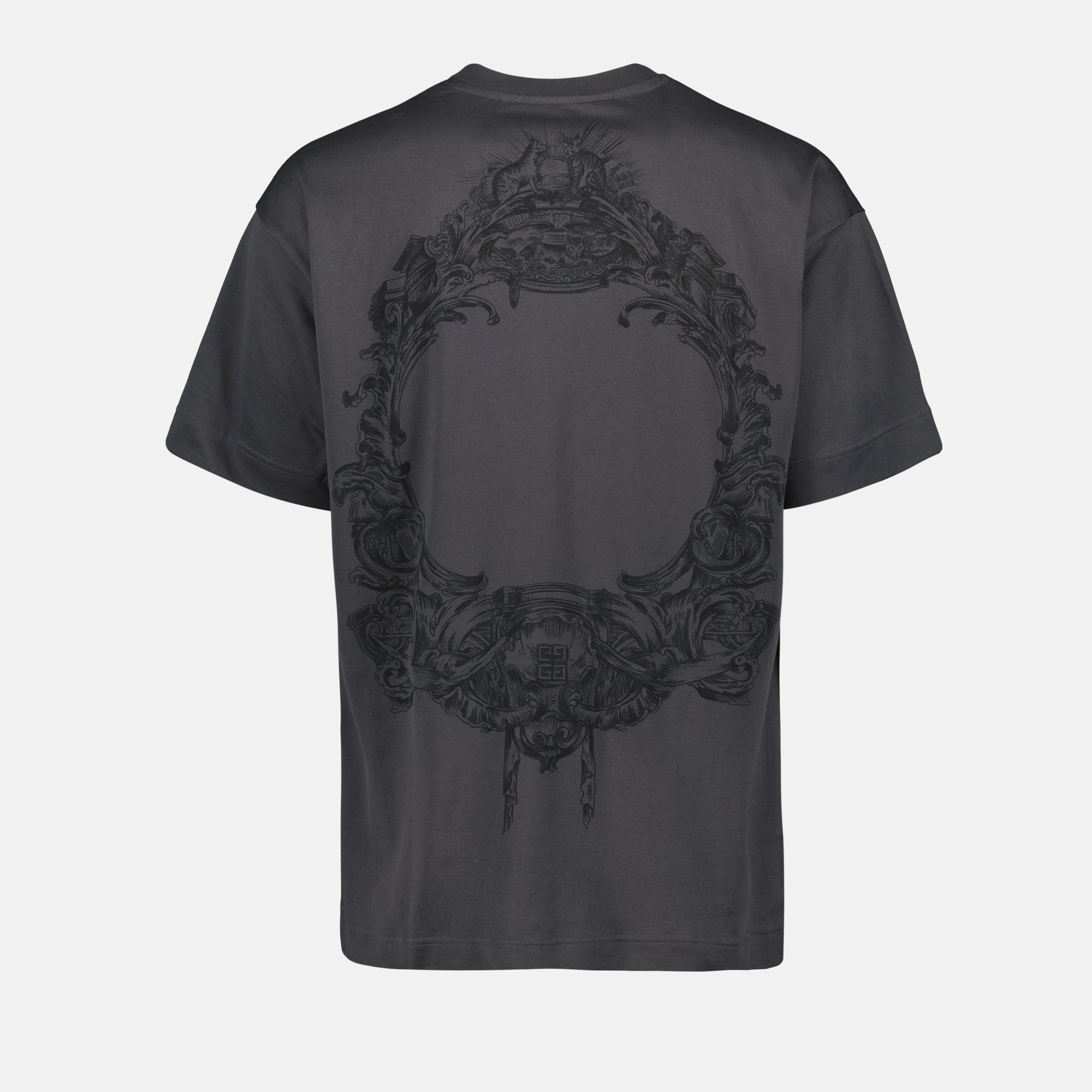 T-shirts Baroque Printed T-shirt Givenchy Gray Homme