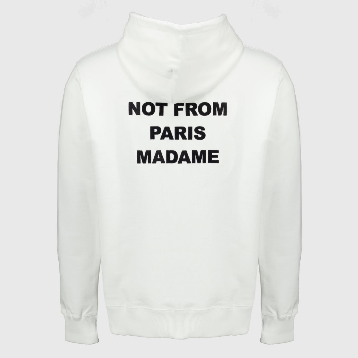 Sweatshirts Felpa con Slogan Bianca Drole De Monsieur Blanc Homme