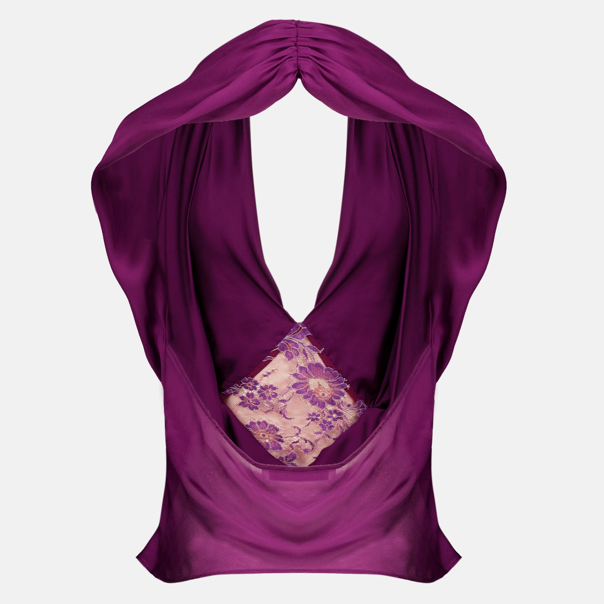 Tops Top sem Costas em Renda Christopher Esber Violet Femme