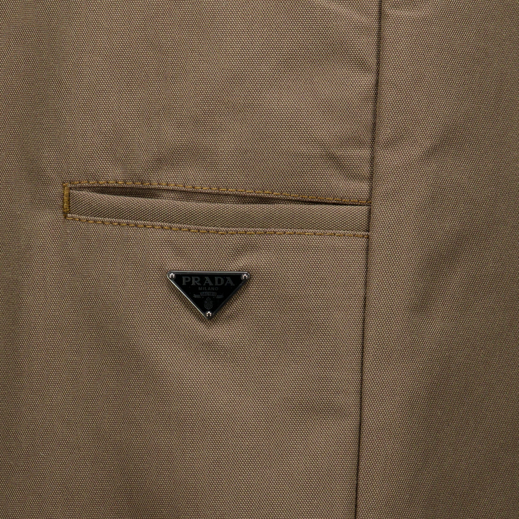 Pantalons Pantalon en toile marron Prada Marron Homme