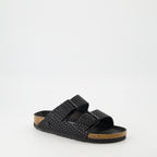 Chaussures ouvertes Arizona Rivet Sandals Birkenstock Noir Homme