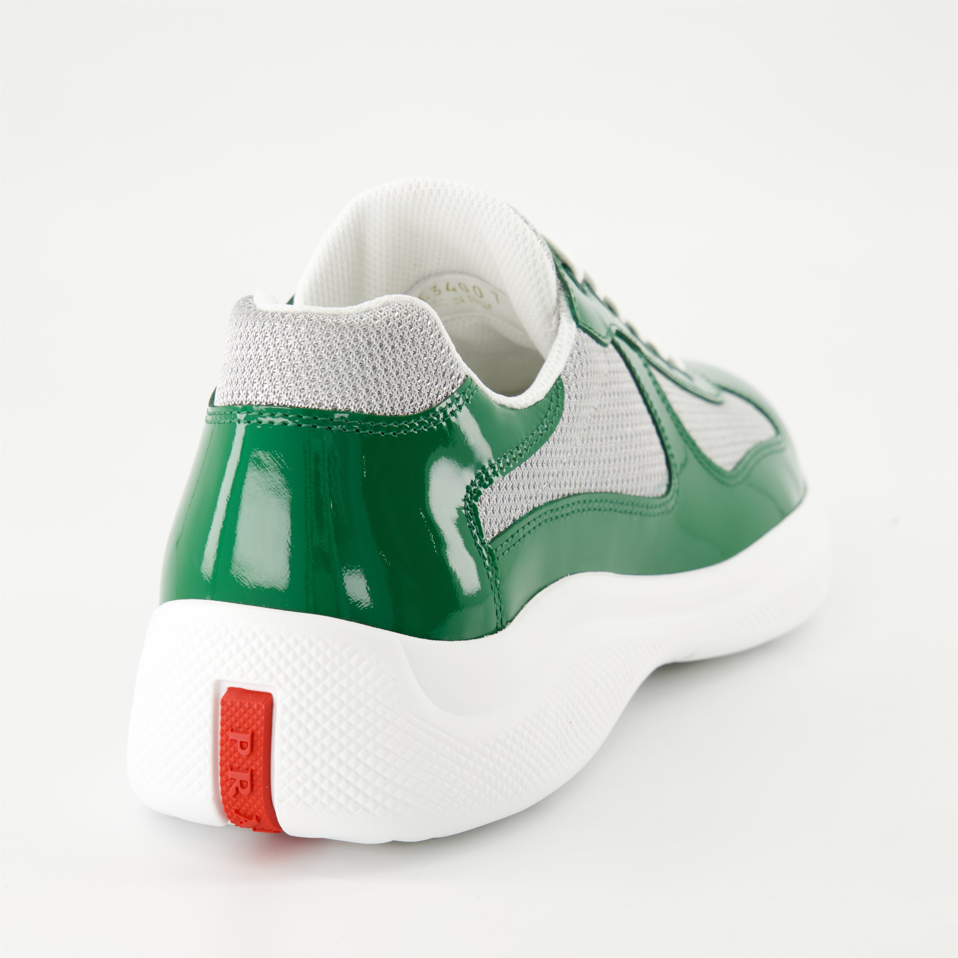 Sneakers Baskets America's Cup Prada Green Homme