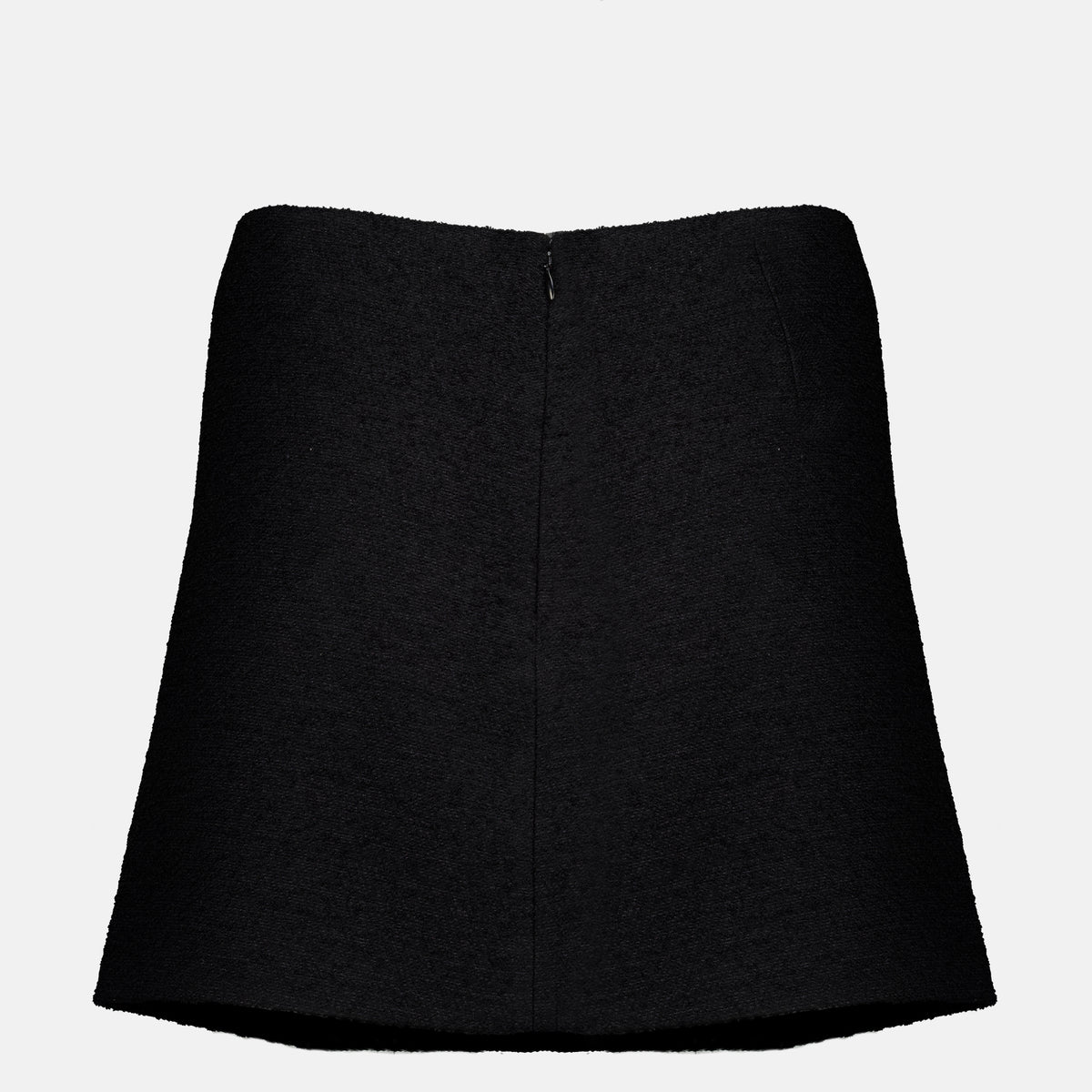 Jupes Schwarzer Woll-Minirock Fendi Noir Femme