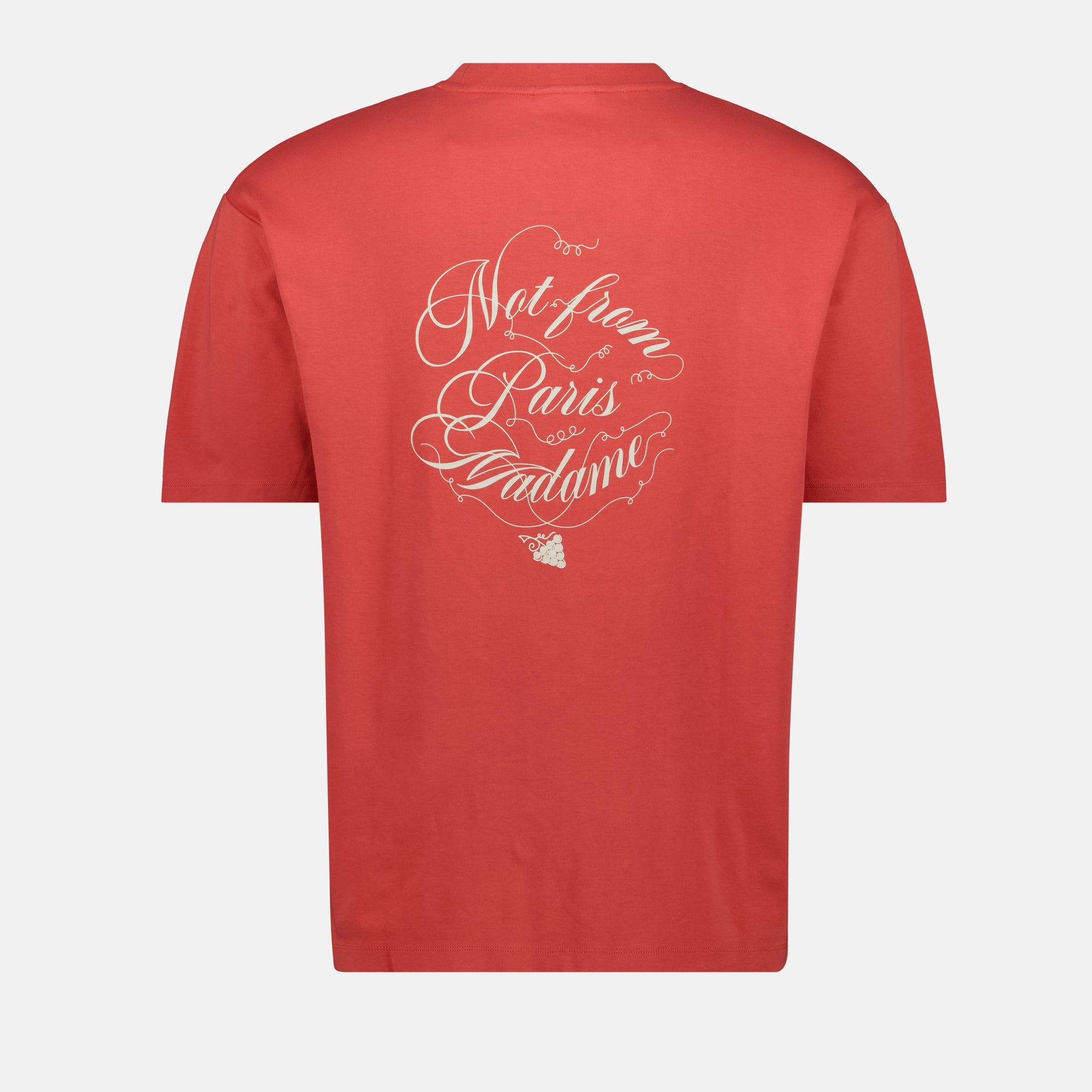 T-shirts Vine Slogan T-Shirt Drole De Monsieur Red Homme