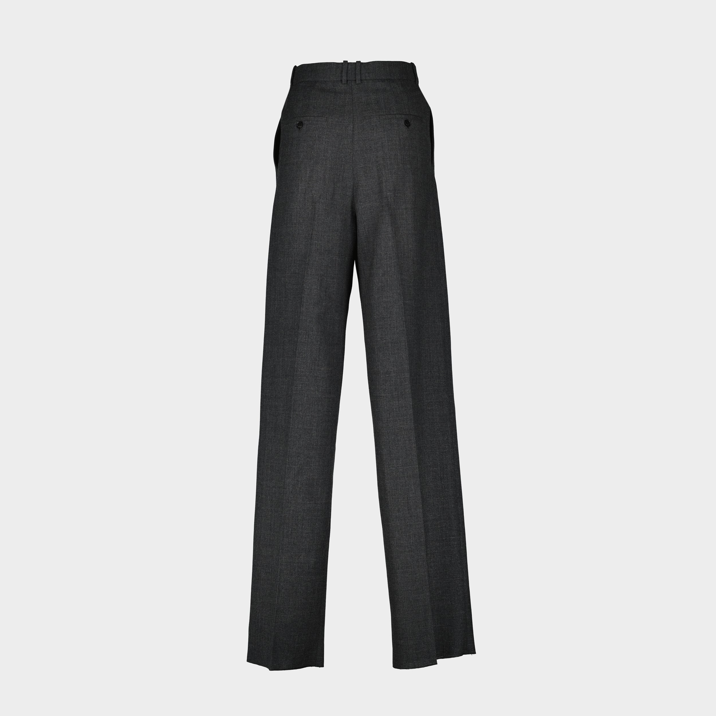 Pants Wool Pants Saint Laurent Gray Femme