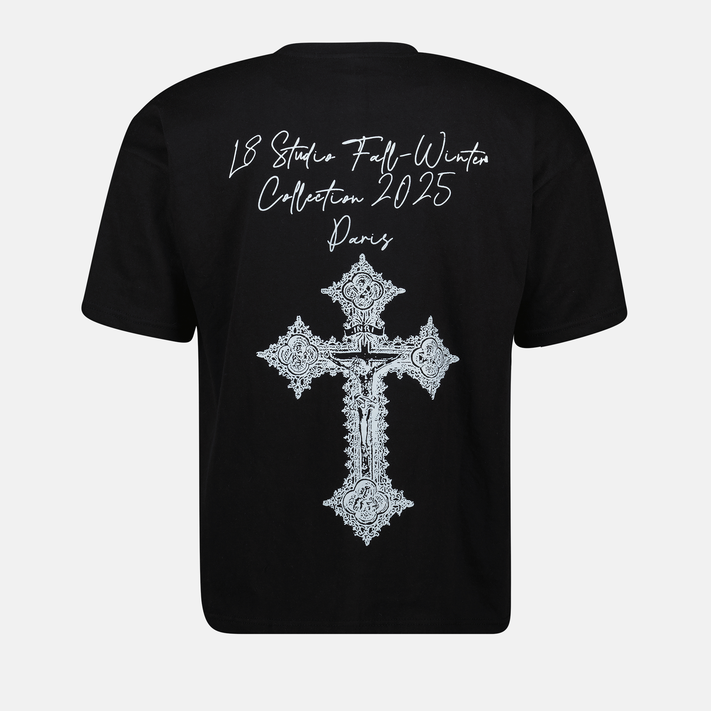T-shirts T-shirt Cathédrale L8 Studio Noir Homme