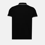 Polos Polo con Logo Moncler Negro Homme