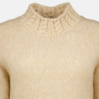 Maille Pull à col roulé beige Moncler Beige Femme