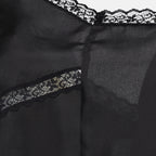 Tops Top de Encaje Mm6 Negro Femme