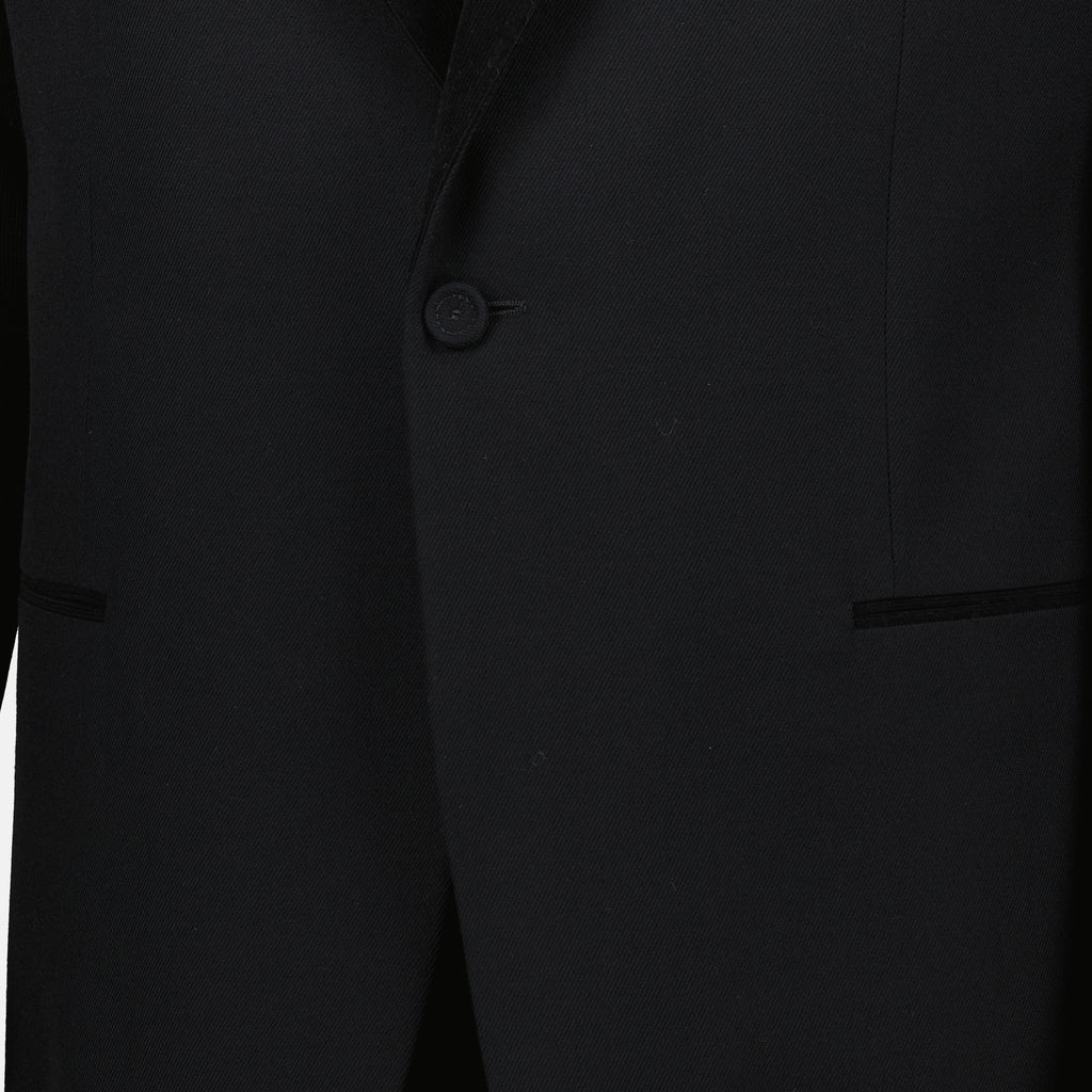 Image de l'article Blazer noir en laine de la marque Dior pour Homme - Saison Automne-Hiver 2025 - Vue détaillée_1