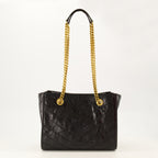Sacs à main et épaule Sac Niki Shopping small en cuir vintage noir Saint Laurent Noir Femme