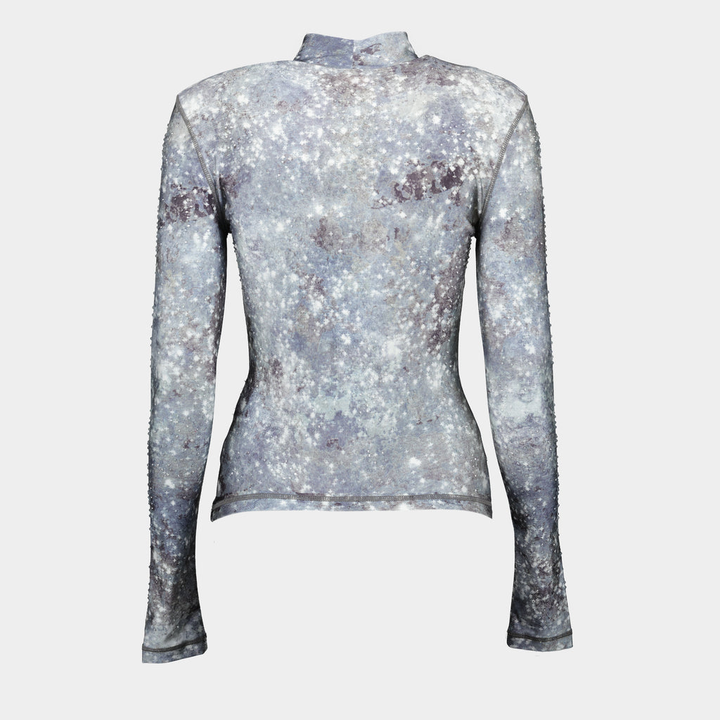 Tops Top galaxie T-Akara Diesel Bleu Femme
