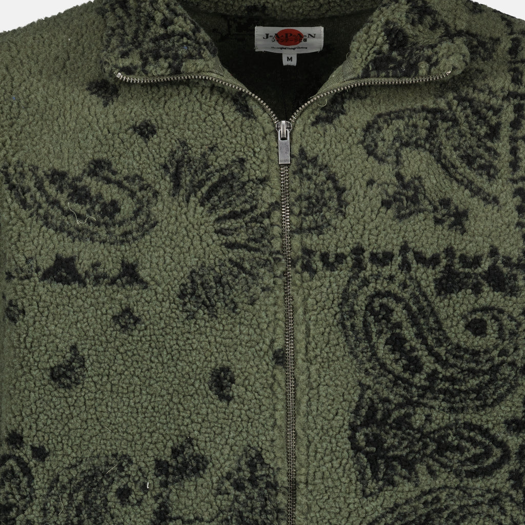 Bild der Jun-Fleecejacke der Marke Japan Rag für Herren - Herbst-Winter 2025 - Detaillierte Ansicht_2