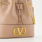 Borse secchiello Sac seau VLogo Valentino Garavani Beige Femme