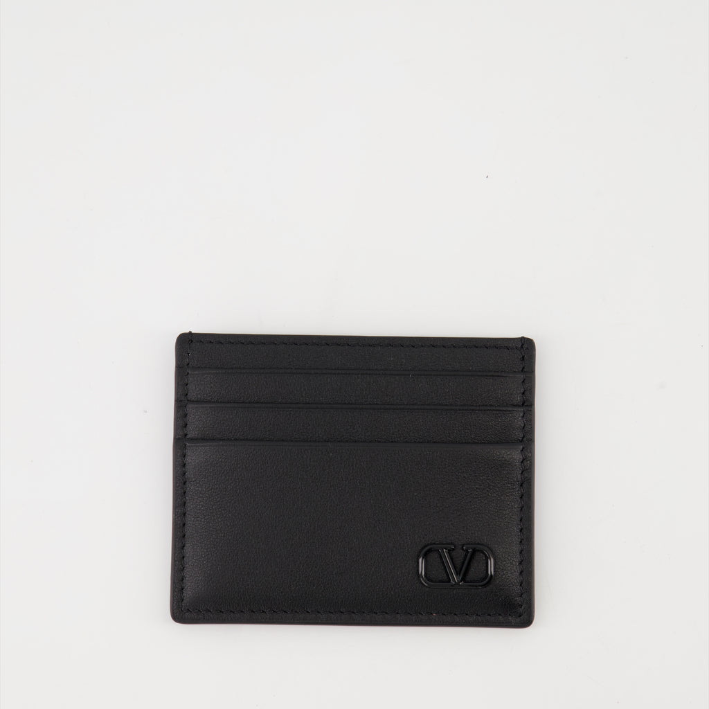 Petite maroquinerie Porte-cartes VLogo Valentino Garavani Noir Homme
