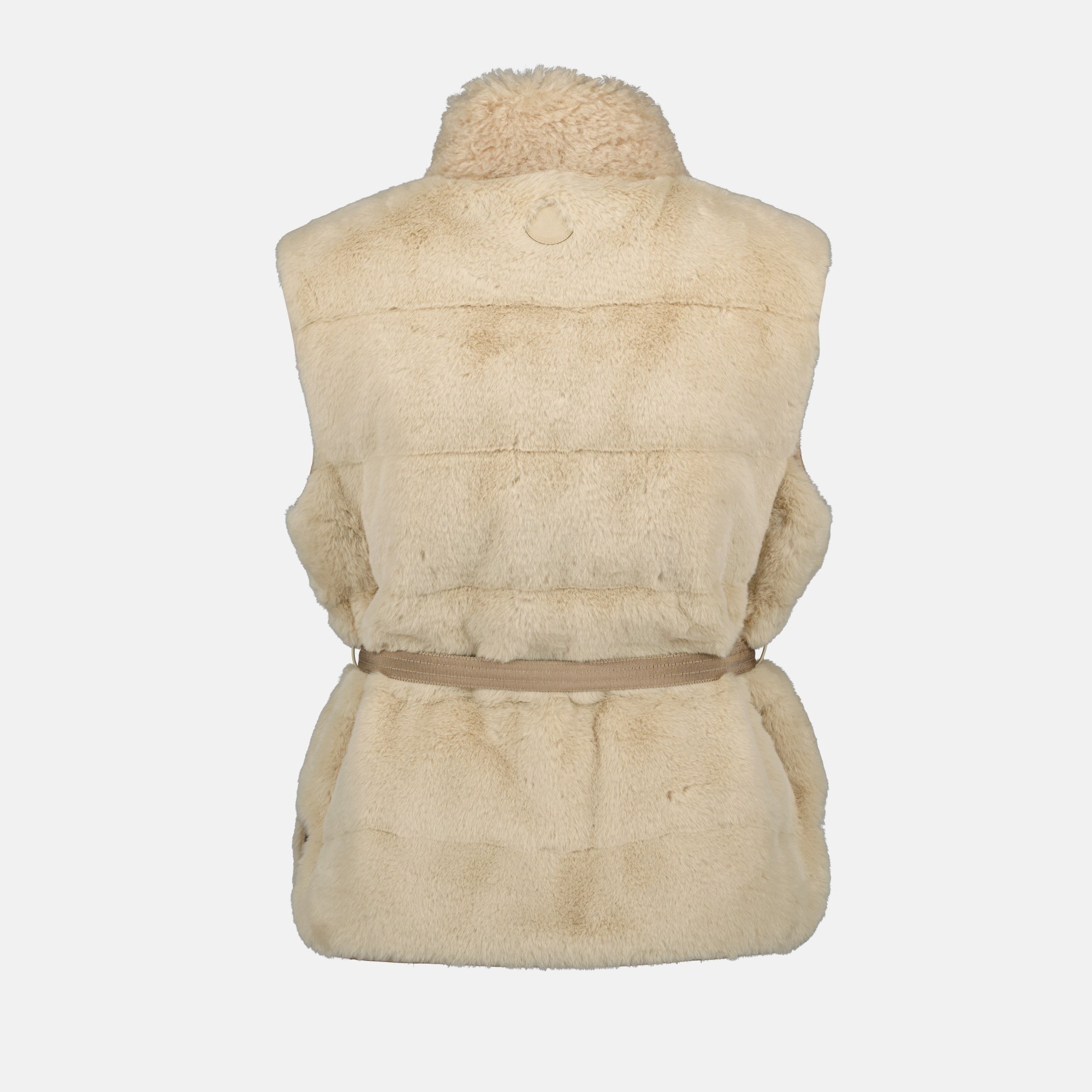 Vestes Giacca Senza Maniche Joui Moncler Beige Femme
