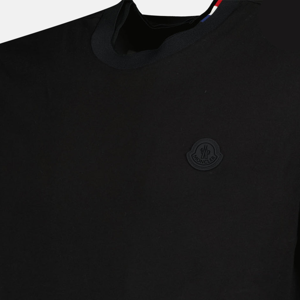 Camisetas T-shirt com Logo Moncler Preto Homme