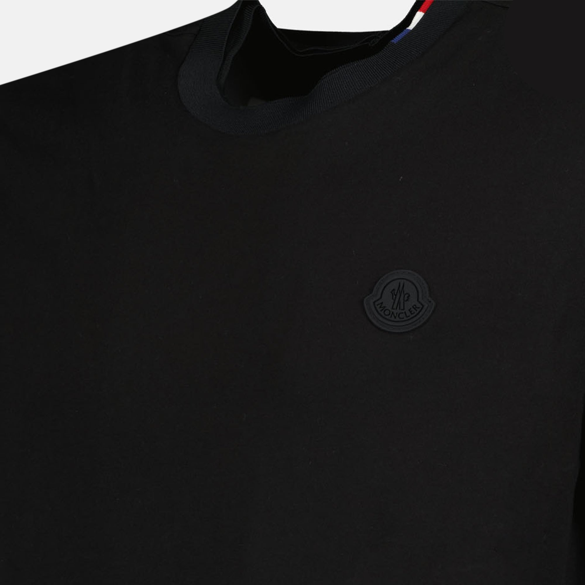 Camisetas T-shirt com Logo Moncler Preto Homme