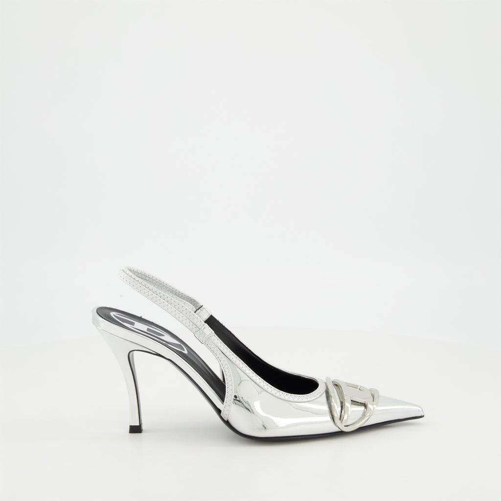 Heels Escarpins D-Venus argentés Diesel Silver Femme