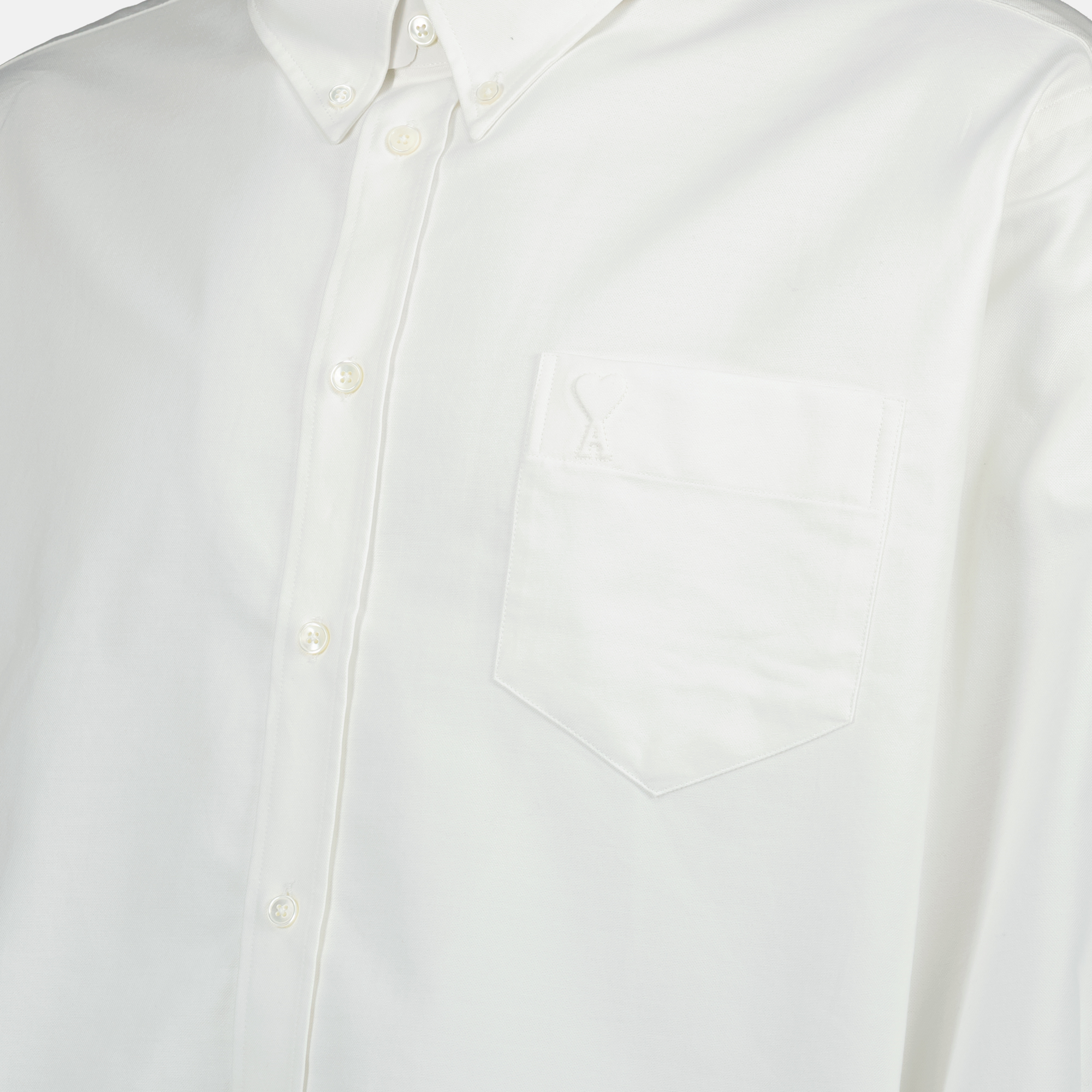 Chemises Chemise Ami de coeur oversize Ami PARIS Blanc Unisexe