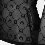 Imagen de la parte superior de monograma de malla negra de la marca Marine Serre para Mujer - Temporada Otoño-Invierno 2025 - Vista Detallada_1