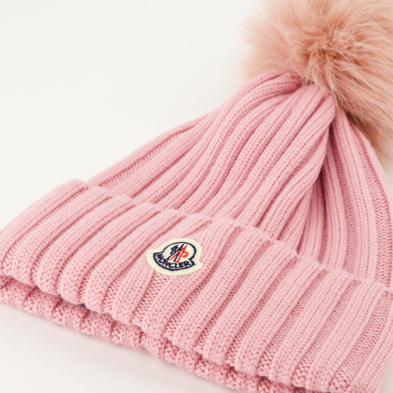 Chapeaux, casquettes et bonnets Bonnet à pompon Moncler Rose Femme